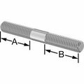 Bsc Preferred 18-8 Stainless Steel Threaded on Both Ends Stud M6 x 1mm Thread Size 20mm Thread Lengths 50mm Long 92997A108